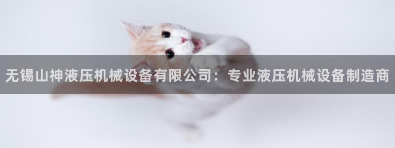 杏盛平台代理注册：无锡山神液压机械设备有限公司：专业液压机械设备制造商