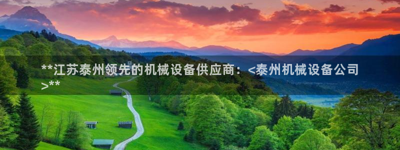杏盛平台官网注册：**江苏泰州领先的机械设备供应商：<泰州机械设备公司
>**