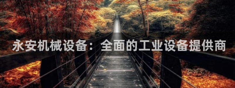 杏盛平台开户 贴吧： 永安机械设备：全面的工业设备提供商