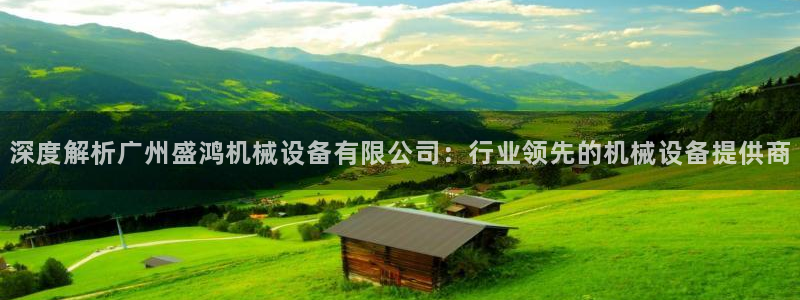 杏盛平台登陆地址：深度解析广州盛鸿机械设备有限公司：行业领先的机械设备提供商
