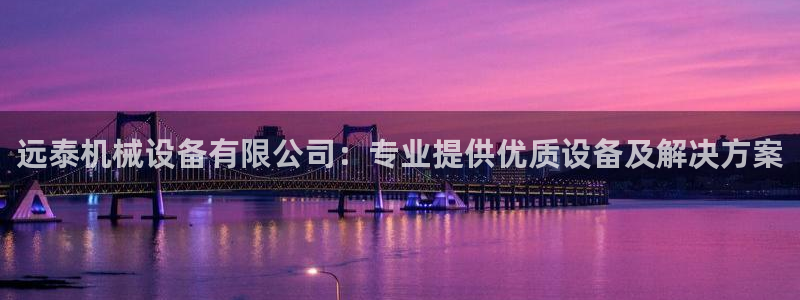杏盛官方平台：远泰机械设备有限公司：专业提供优质设备及解决方案