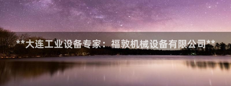 杏盛平台上级：**大连工业设备专家：福敦机械设备有限公司**